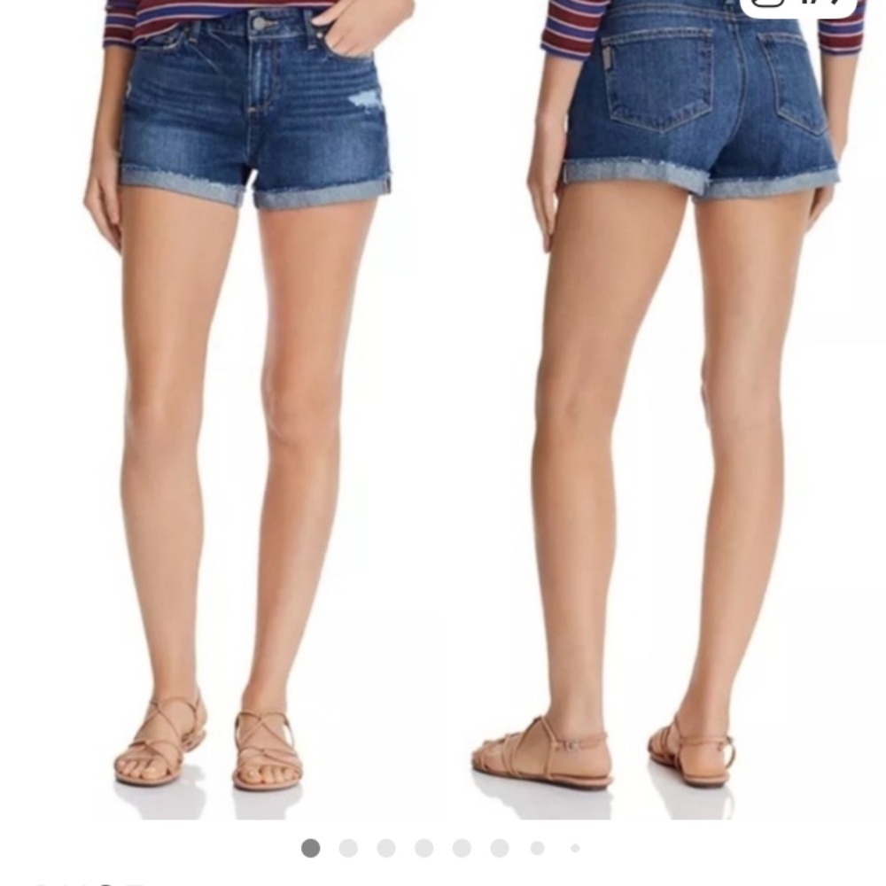 Paige Jimmy Jimmy Jean Rolled Hem Shorts Size 32